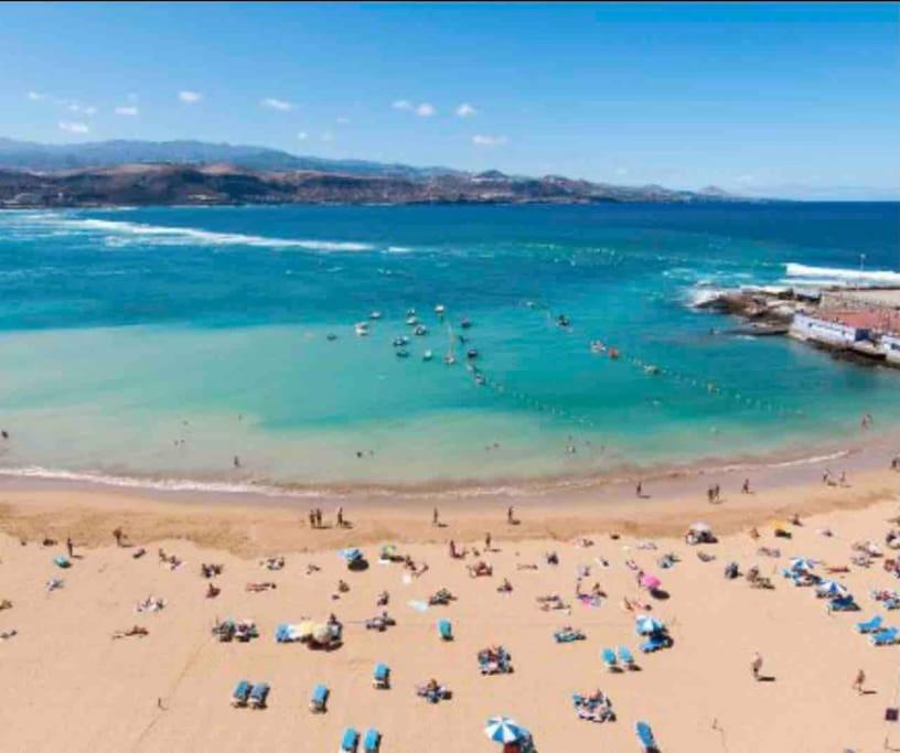 2 Bedrooms Flat 50 Mts Away From Las Canteras Beach Las Palmas de Gran Canárias Exterior foto